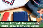 Pakistan CCP Cracks Down on Schools Forcing Parents to Buy Costly Supplies