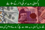 Will Pakistani Rupee Fall Below 300 Against US Dollar Next Year? Forecast 2026