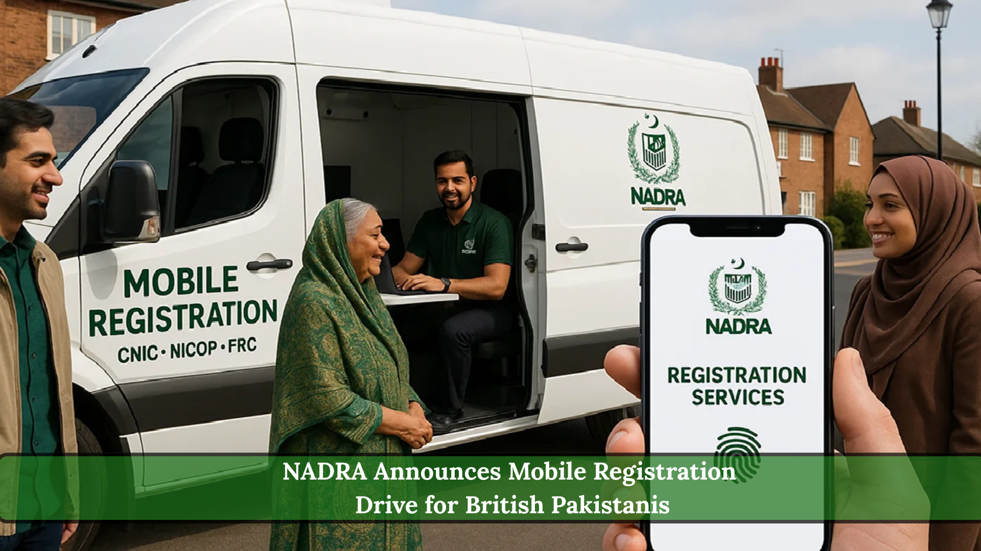 NADRA Announces Mobile Registration Drive for British Pakistanis