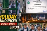 Holiday Announced For Schools Across Sindh