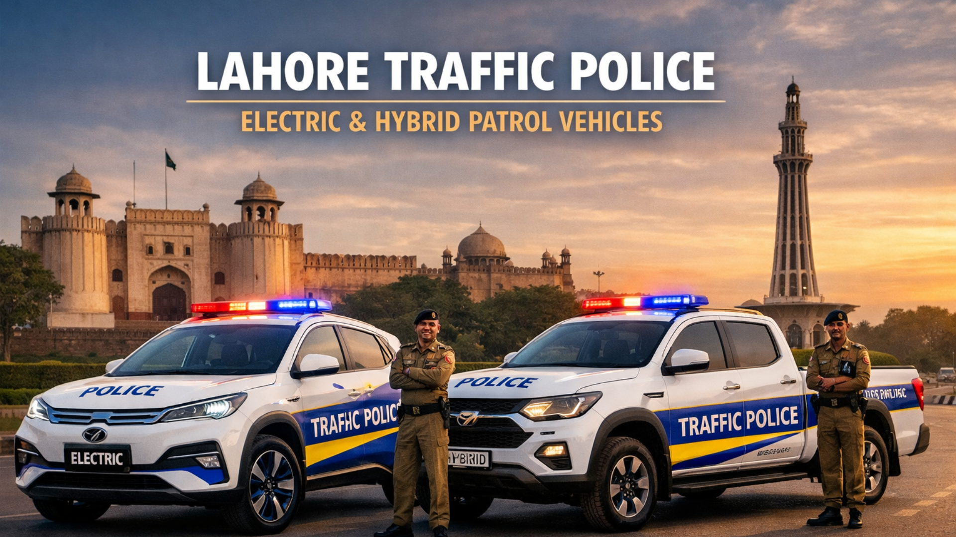 Lahore Traffic Police Get Electric and Hybrid Vehicles