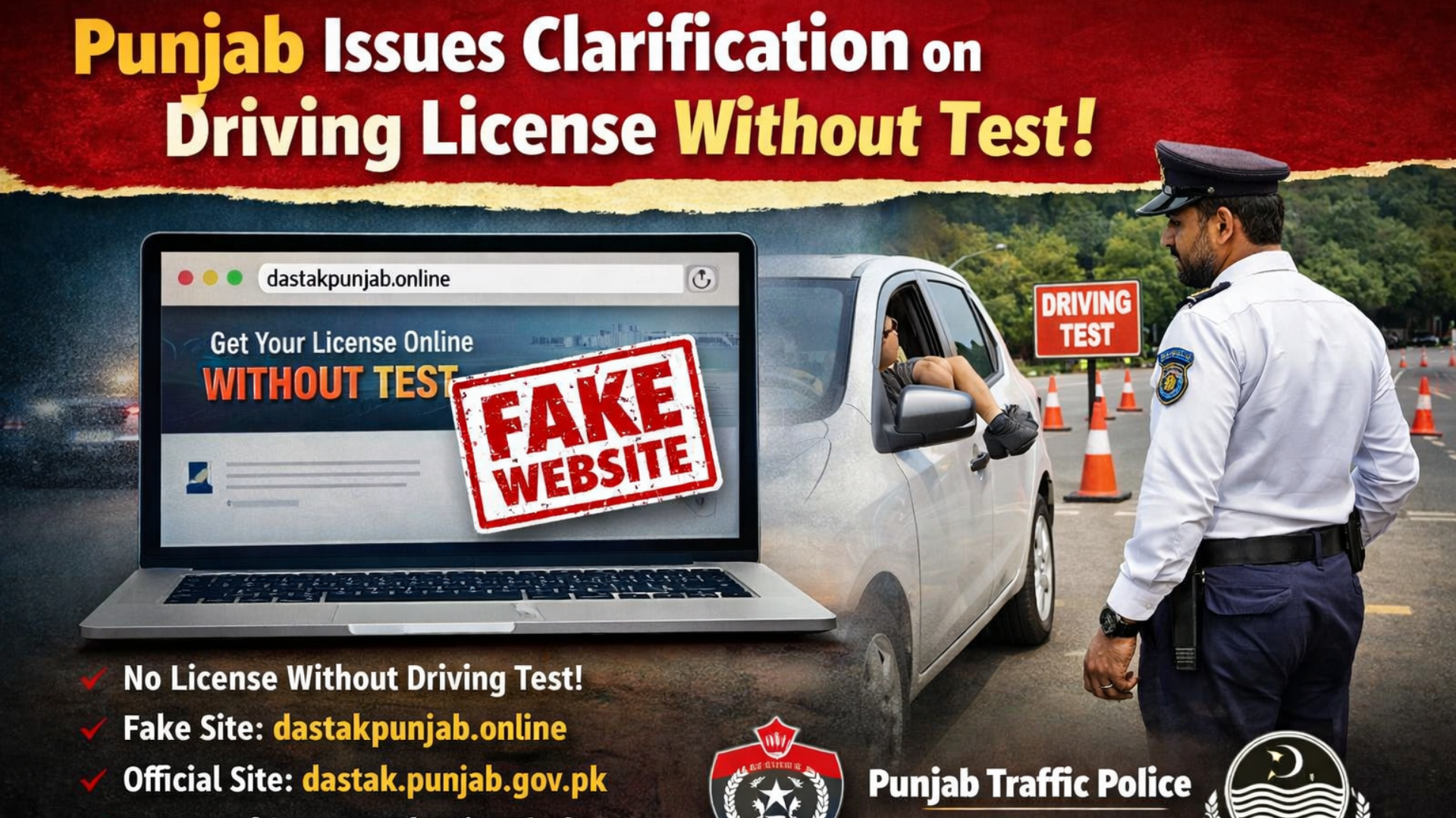 Punjab Issues Clarification on Driving License Without Test