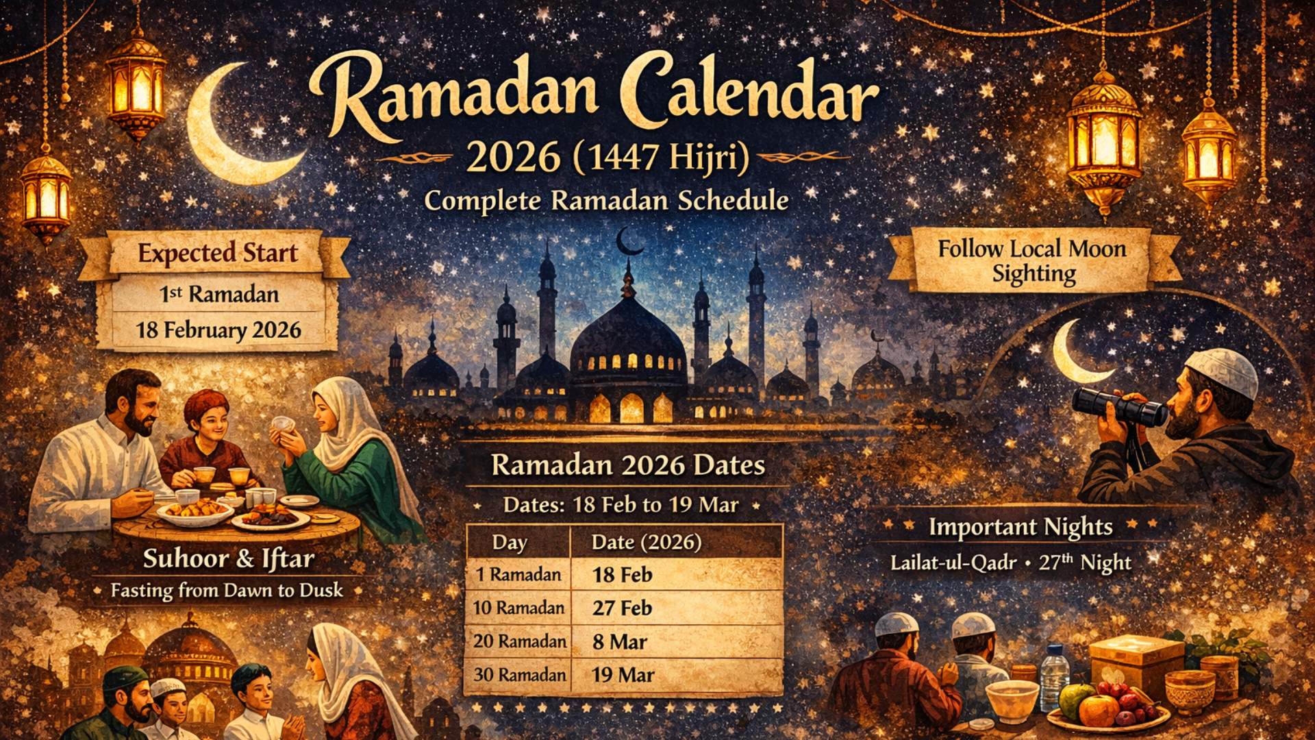Ramadan Calendar 2026