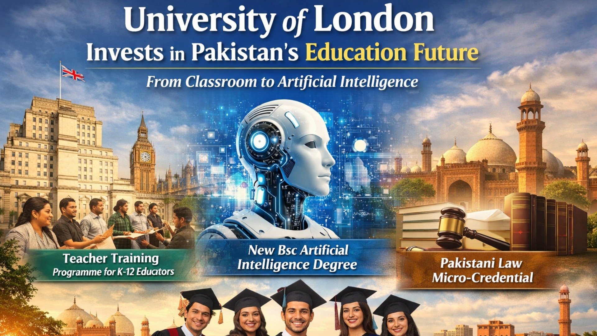 University of London Invests in Pakistan’s Education Future from Classroom to AI