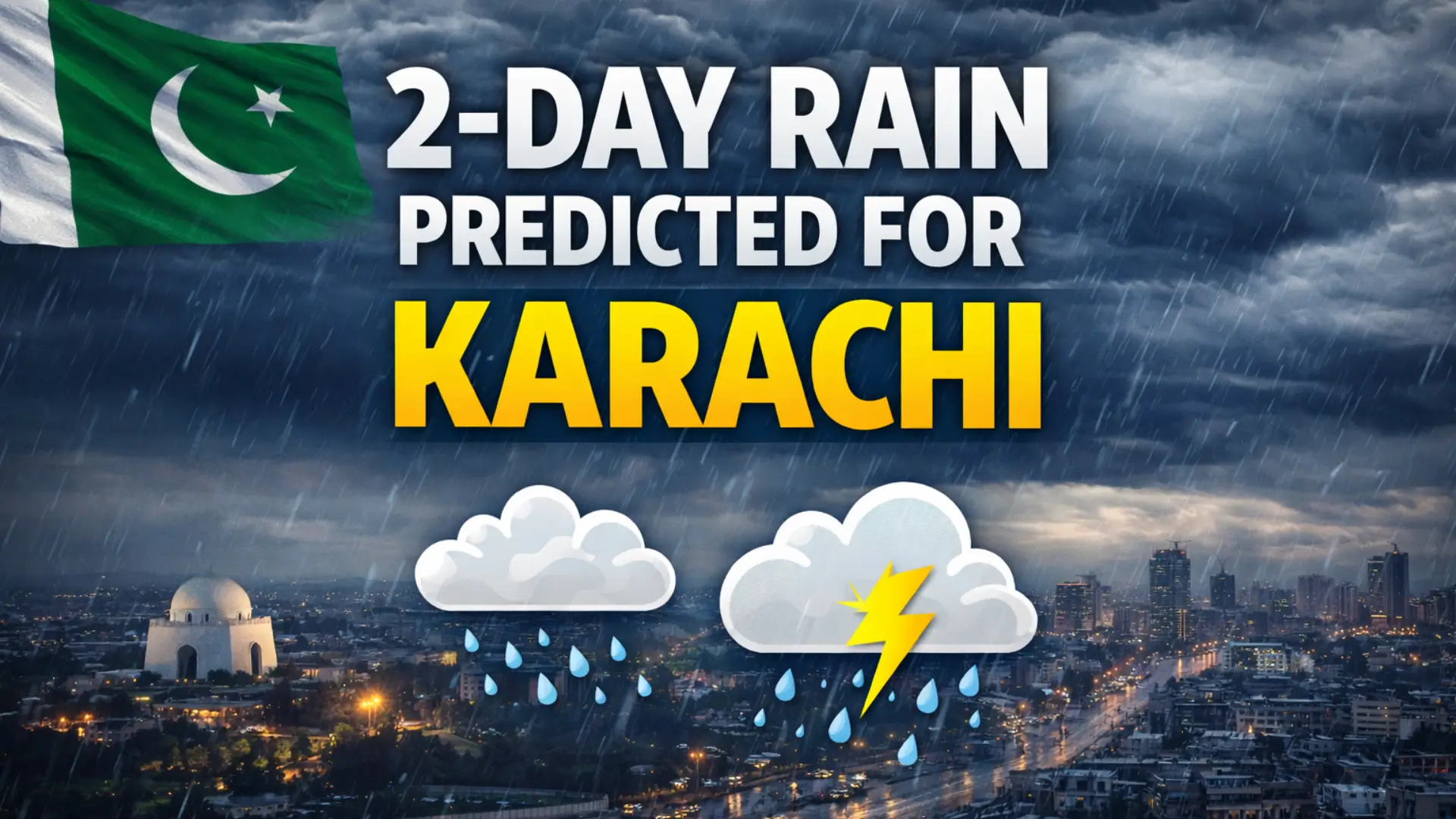 2-Day Rain Predicted for Karachi