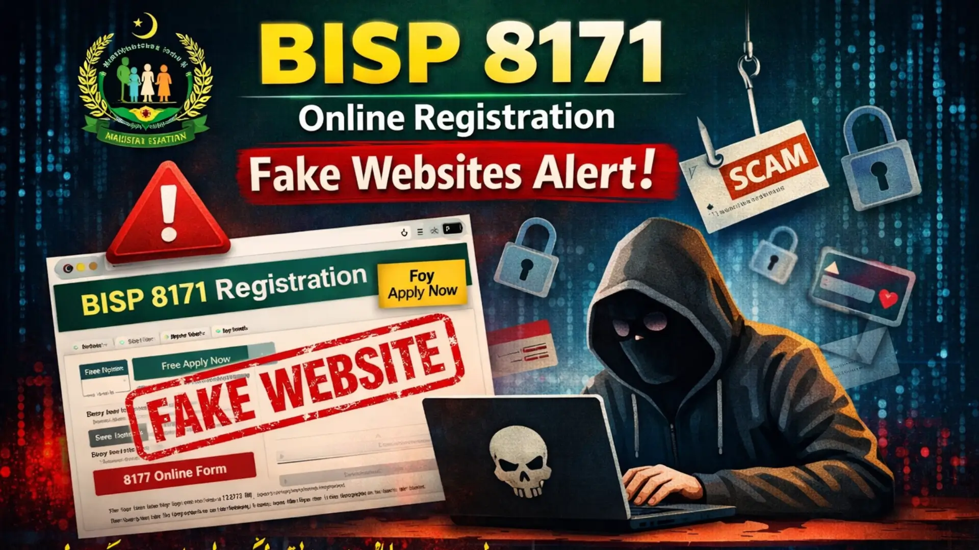 BISP 8171 Online Registration Fake Websites Alert