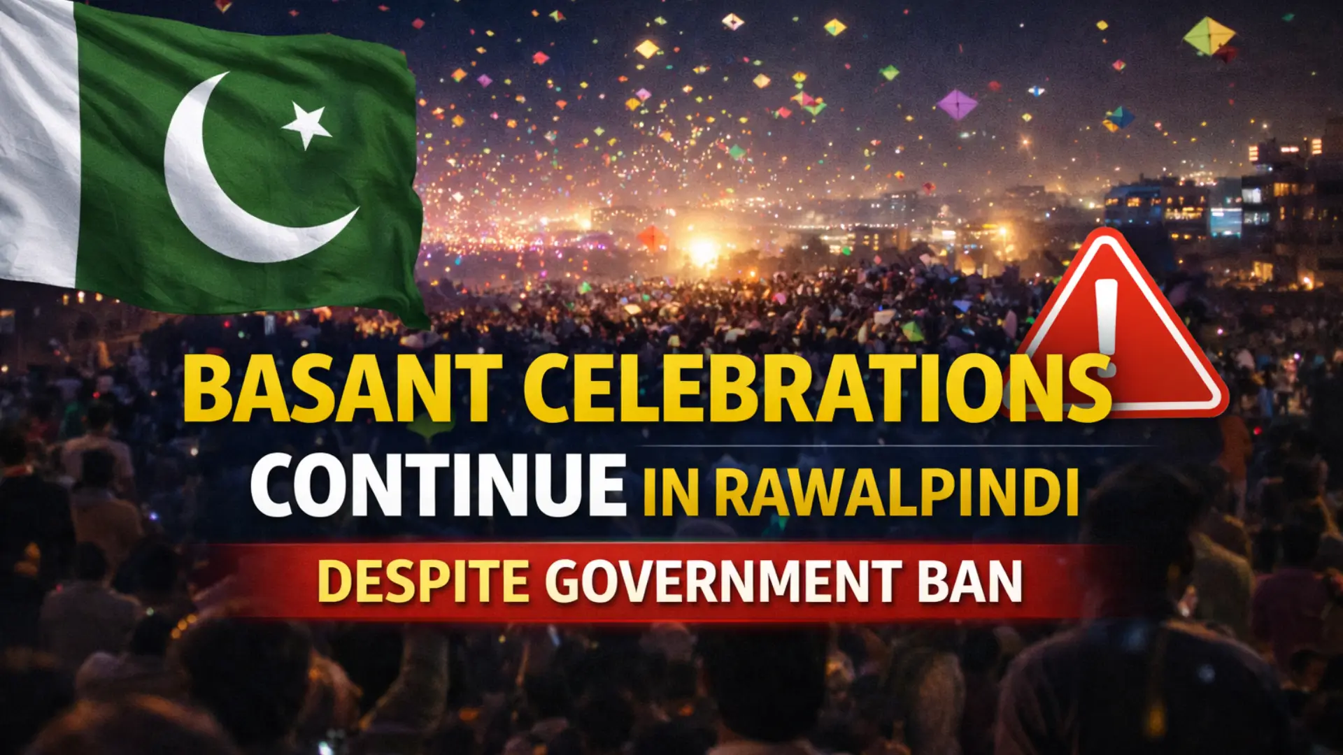 Basant Celebrations Continue in Rawalpindi Despite Government Ban