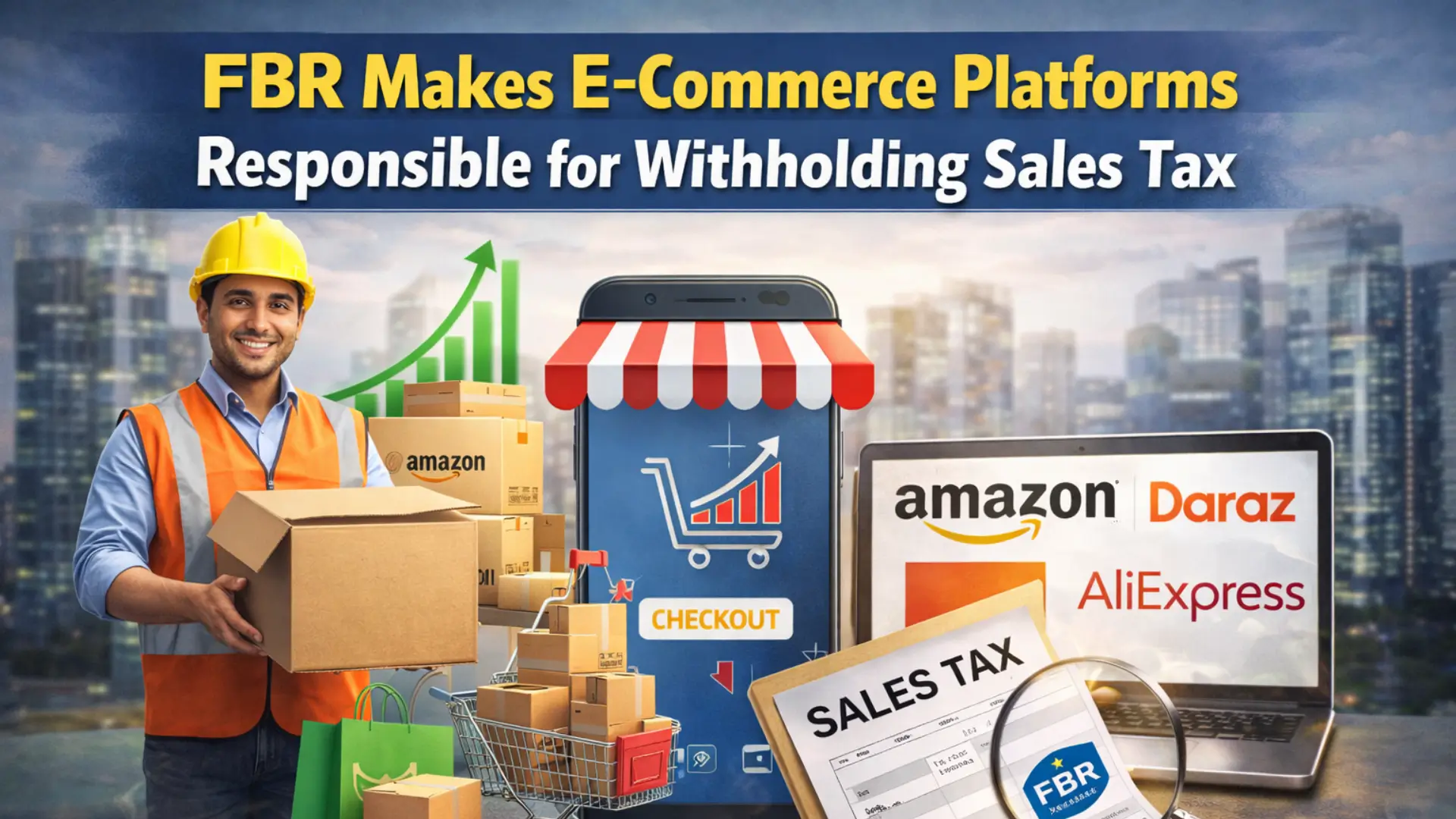 FBR Makes E-Commerce Platforms Responsible for Withholding Sales Tax