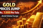 Gold Prices Jump Rs. 7,000 Per Tola Amid Global Surge