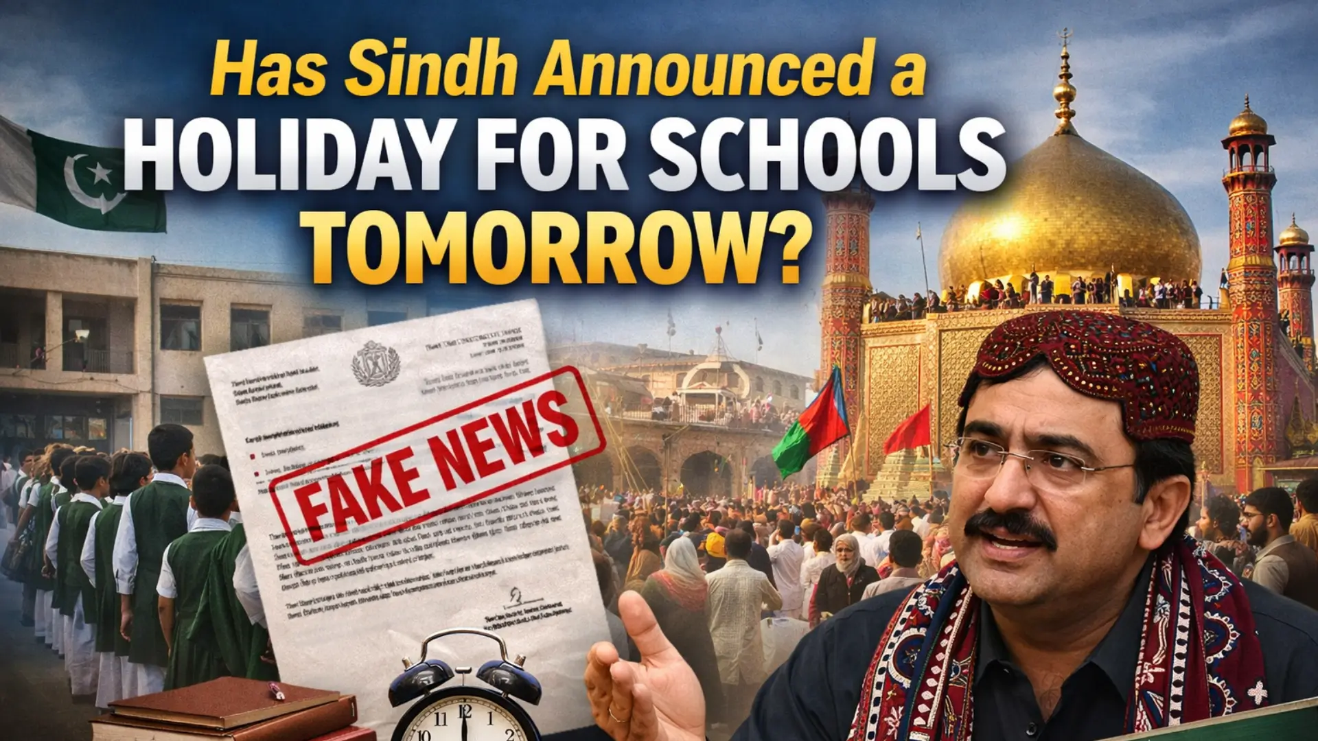 Has Sindh Announced a Holiday for Schools Tomorrow?