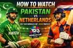 How to Watch Pakistan vs Netherlands