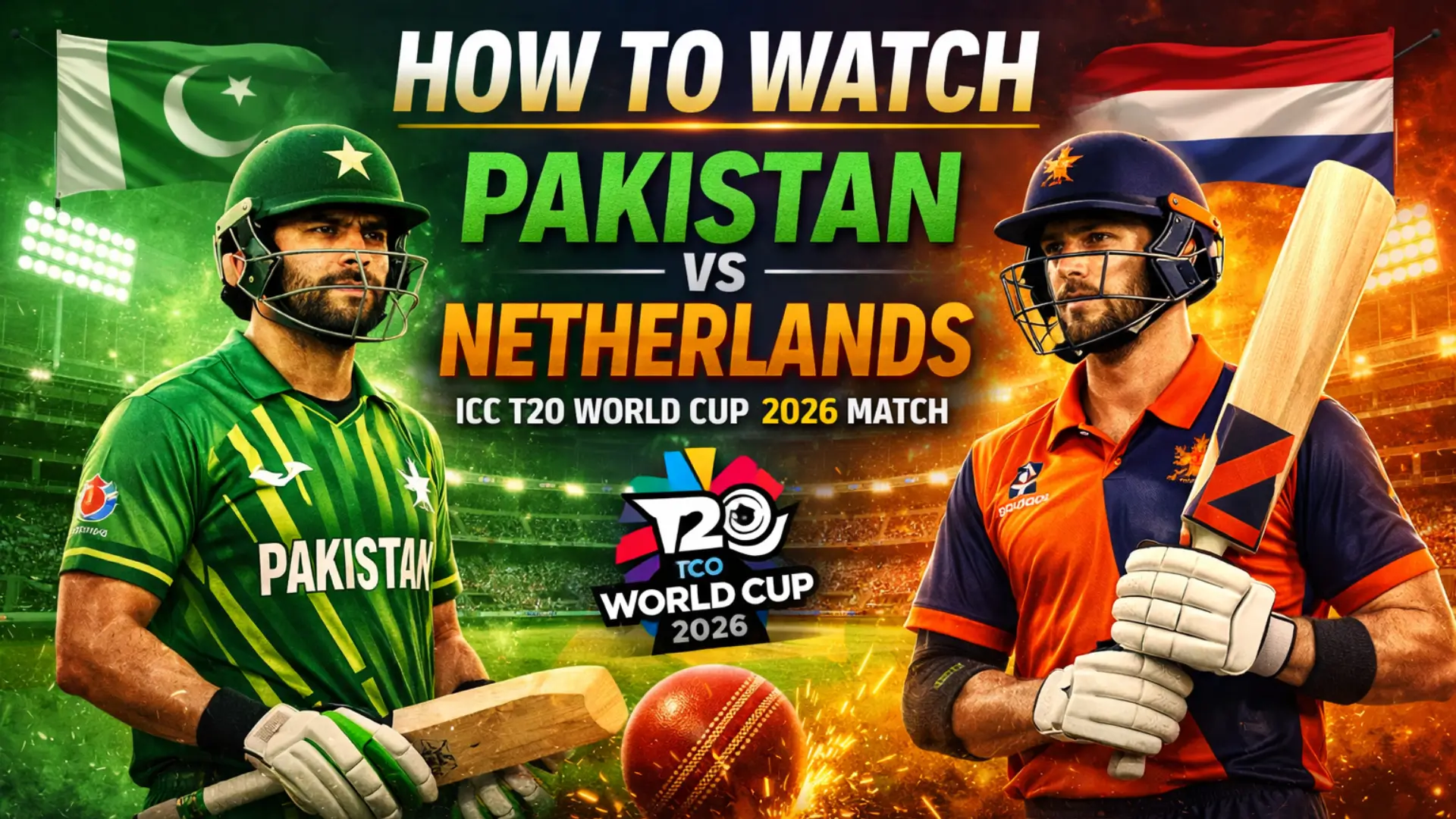 How to Watch Pakistan vs Netherlands