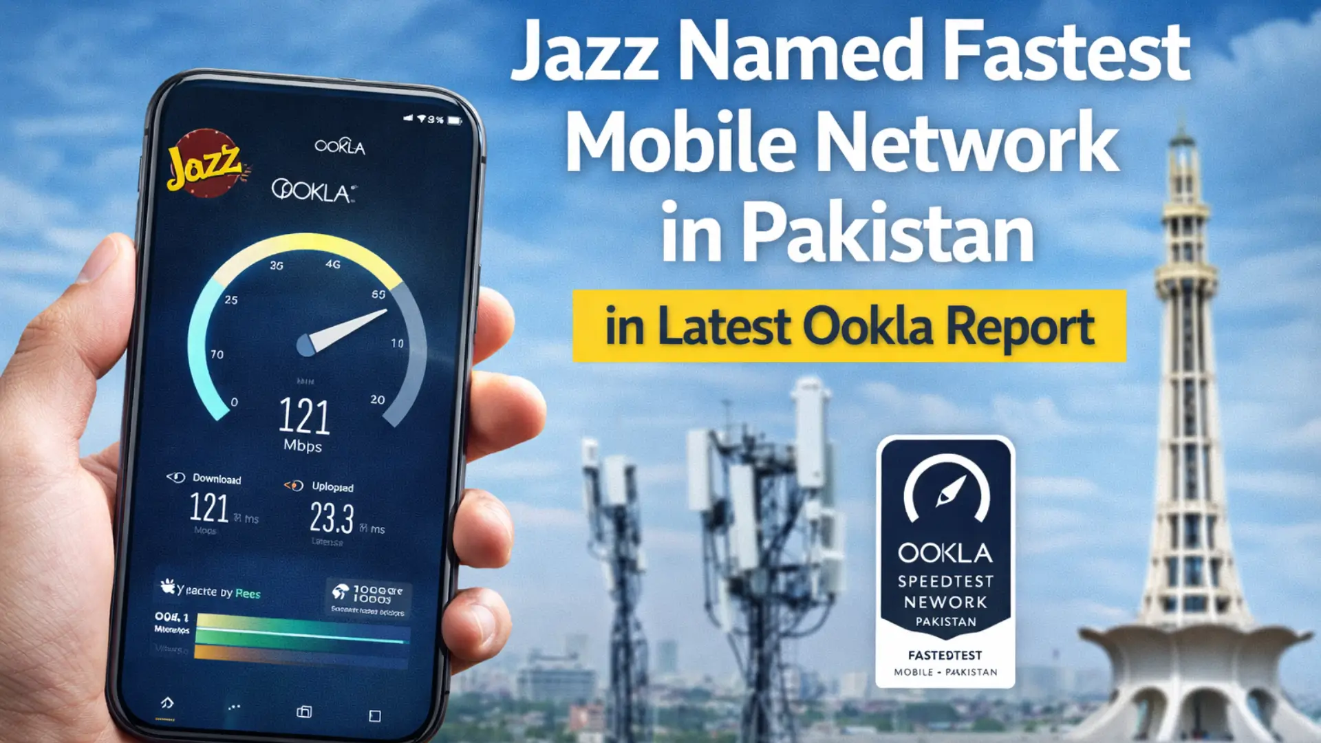 Jazz Named Fastest Mobile Network in Pakistan in Latest Ookla Report