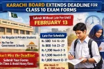 Karachi Board Extends Deadline for Class 10 Exam Forms