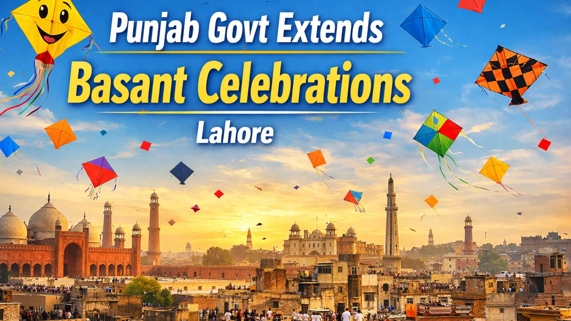 Punjab Government Extends Basant Celebrations in Lahore