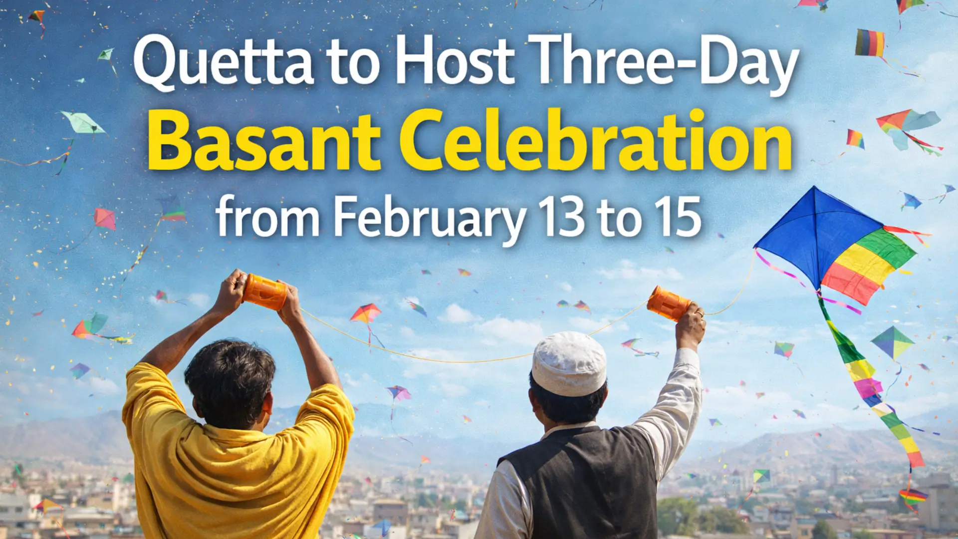 Quetta to Host Three-Day Basant Celebration