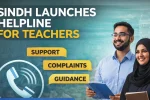 Sindh Launches Helpline for Teachers
