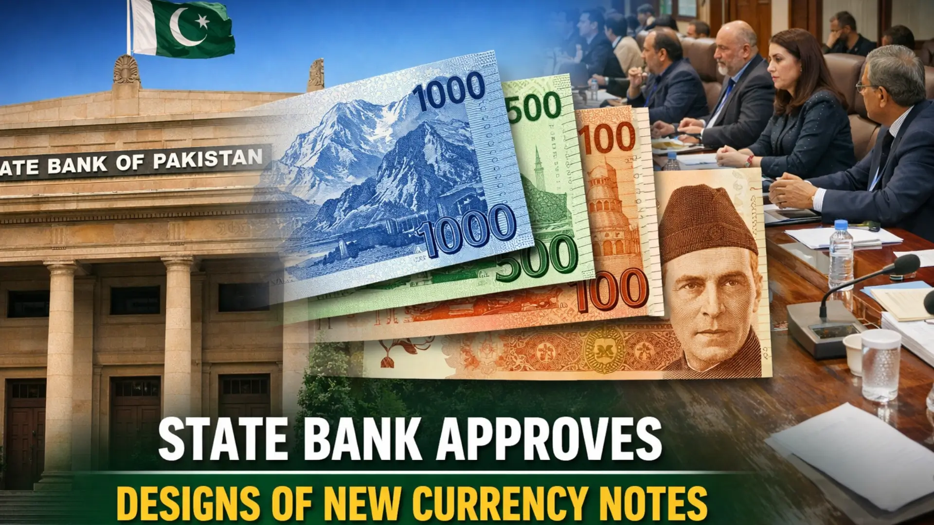 State Bank of Pakistan Approves Designs of New Currency Notes