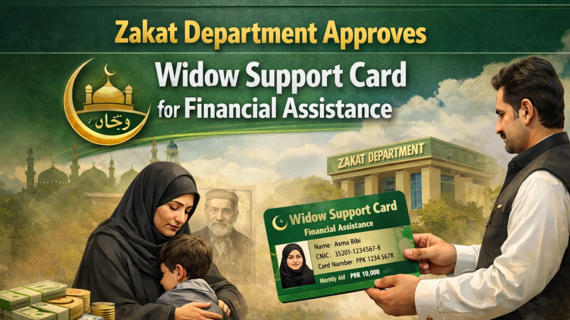 Zakat Department Approves Widow Support Card for Financial Assistance